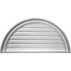 Ekena Millwork Half Round Gable Vent Louver, Non-Functional, 32"W x 16"H x 2 1/4"P GVHR32D